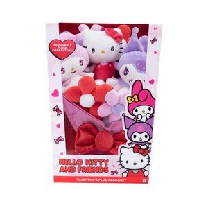 Hello Kitty and Friends - 12 inch Plush Special Valentine’s Bouquet